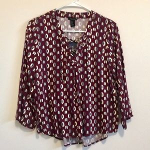 Forever 21 Tribal Print Top